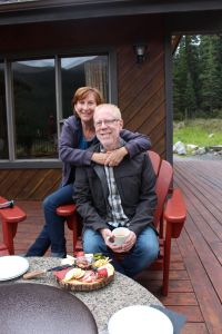 Cutest parents enjoying Mount Engadine Lodge